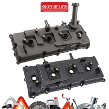 LH + RH Engine Valve Cover w/ Gaskets For Nissan Armada Titan Infiniti QX56