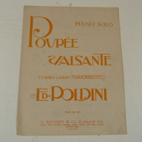 piano solo éd. POLDINI Poupee Valsante - Photo 1/1