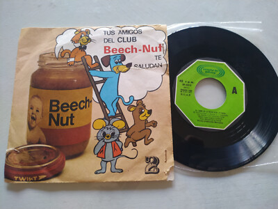 El Libro de la Selva Cuento Amigos Beech Nut 1971 - Single LP Vinilo 7'' G+/G+
