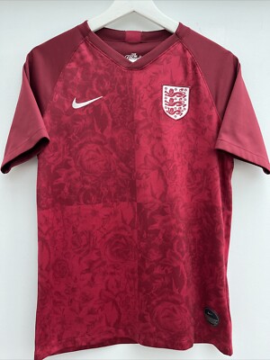 England Löwinnen 2020 Auswärts Fußball Trikot Nike Rot Mädchen Große 13-15 Jahre XL