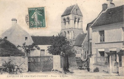 Carte Postale Ancienne Abbeville – La Rivière Et L'Église – Cliché Rare 1910