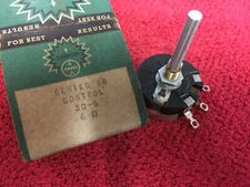 Vintage CLAROSTAT Series 58 6 Ohm 58-6 Potentiometer NOS