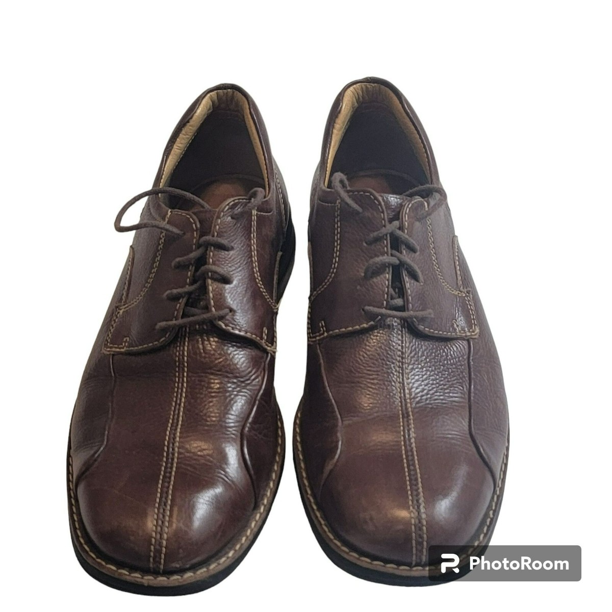 Johnston & Murphy Shuler Bicycle Men’s Brown Sheepskin Oxford Shoes Size 8.5M Johnston Murphy Shuler In Men main image 3