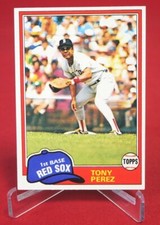 Tony Perez 1981 Baseball Card TOPPS #575 EX-MT