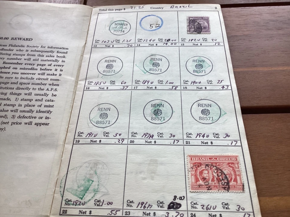 LOTES Y COLECCIONES DE CAJAS ICOLLECTZONE - Brasil APS Sakes Book 1982 CV (A000-4) Foto 3 de 4