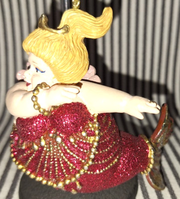 KATHERINE'S COLLECTION w/ORIG TAG CHUBBY BLONDE MERMAID DAMES AT SEA ORNAMENT