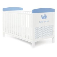 Obaby Grace Inspire Cot Bed - Baby Cot Converts To Toddler Bed - Little Prince