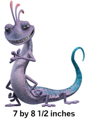 Randall Boggs Decal Chameleon Lizard Wall Sticker Monsters Inc. Peel & Stick Art