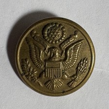 Bouton ancien US military button waterbury uniforme WW2 - 22mm