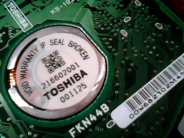 2.5 in Hard Disk Drive IDE Toshiba MK1214GAP HDD2149 F ZE01 - Image 4 of 4