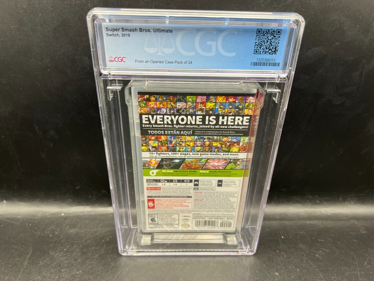 Super Smash Bros. Ultimate Nintendo Switch CGC 9.8 A++ FACTORY