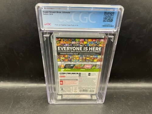 Super Smash Bros. Ultimate Nintendo Switch CGC 9.8 A++ FACTORY SEALED MINT WATA - Picture 2 of 6