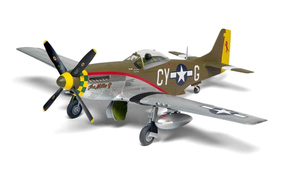 Airfix A05131A Aereo North American P-51D Mustang 1:48 Model Kit Hobby Nuovo NEW - Immagine 2 di 2