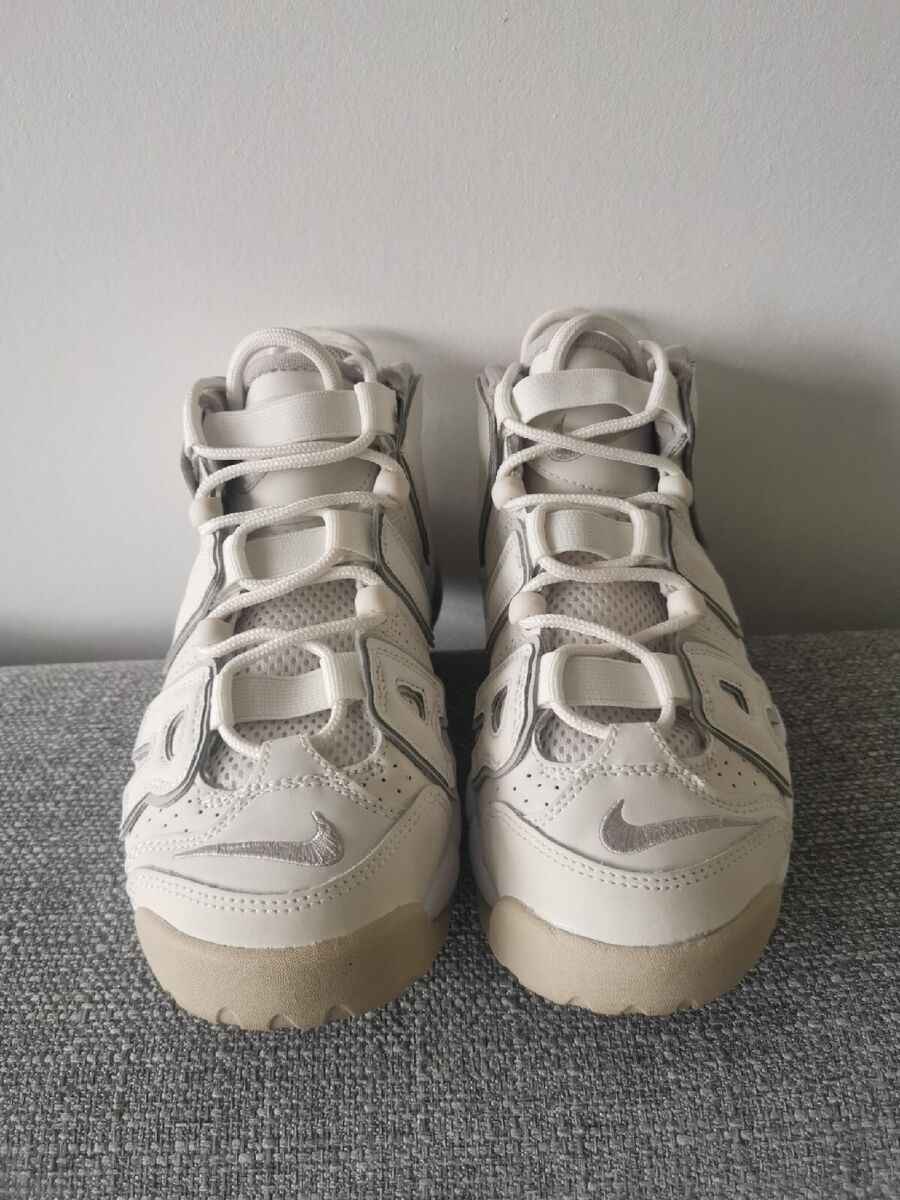NIKE AIR MORE UPTEMPO (GS) ,,Bone Beige'' SIZE UK 4 EUR 36.5 NIKE AIR MORE UPTEMPO (GS) ,,Bone Beige'' SIZE UK 4 EUR 36.5