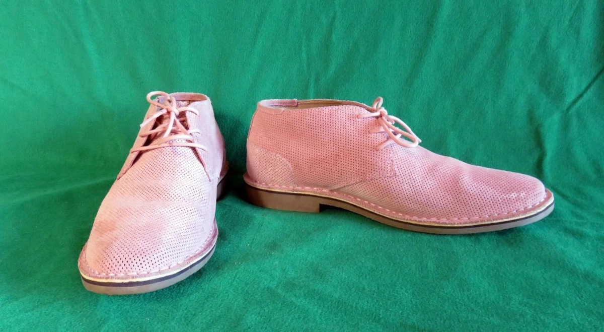 Kenneth Cole Reaction Pink Desert Chukka Boots Men s Size 10M