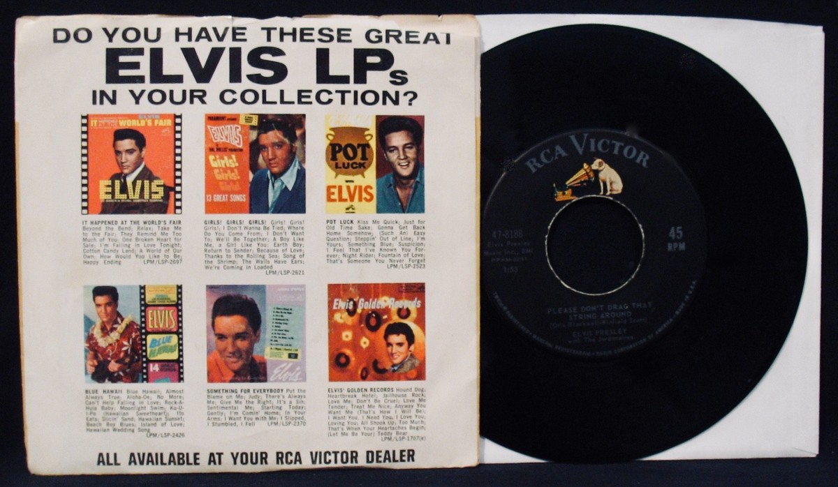 ELVIS PRESLEY-Devil In Disguise-Picture Sleeve+45-RCA VICTOR #47