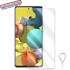 Heavy-Duty Clear Tempered Glass Screen Protector for Samsung Galaxy A51 SM-A515U