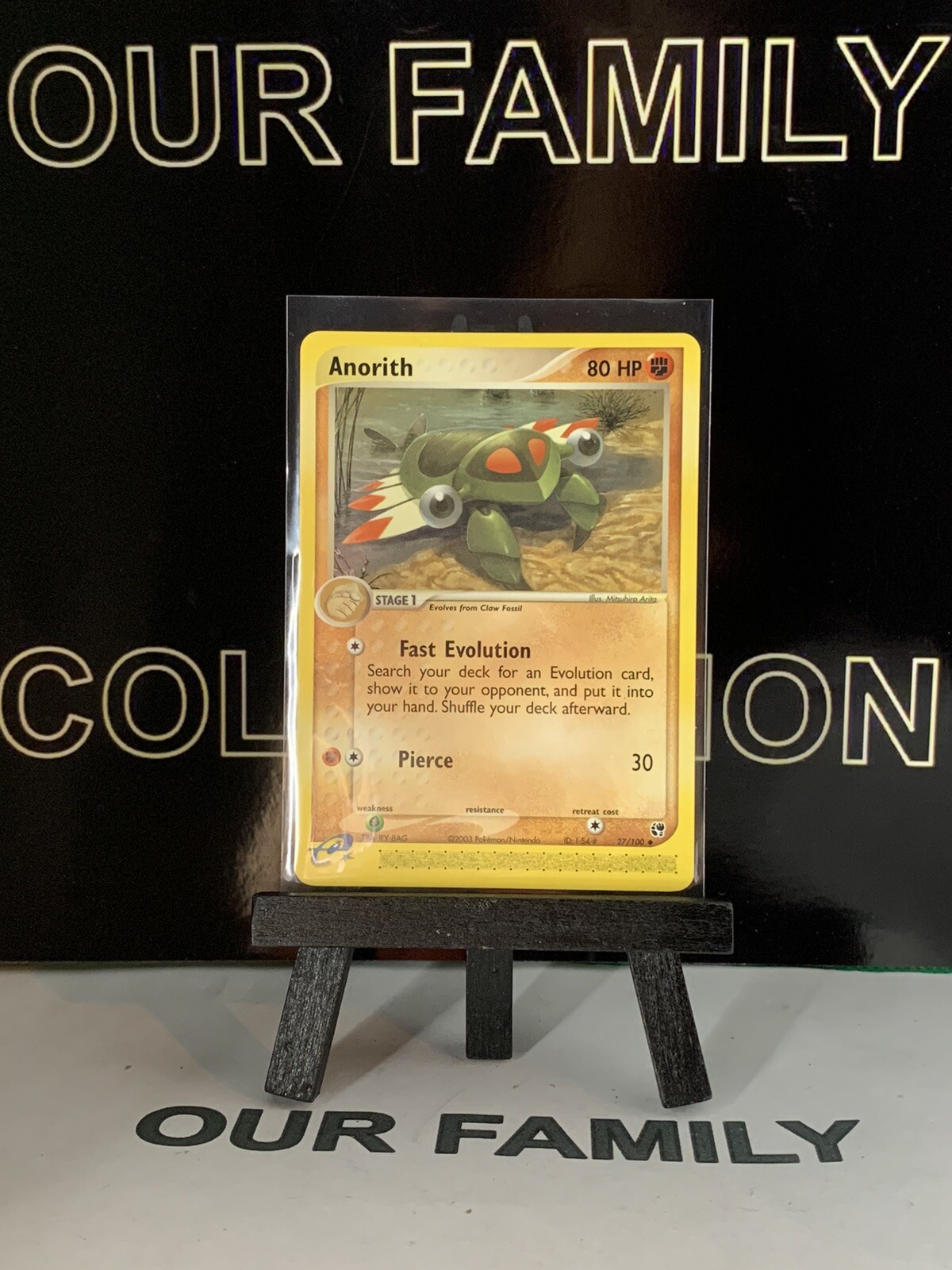 Pokemon Card Ex Sandstorm Anorith 27/100 E-Series NM