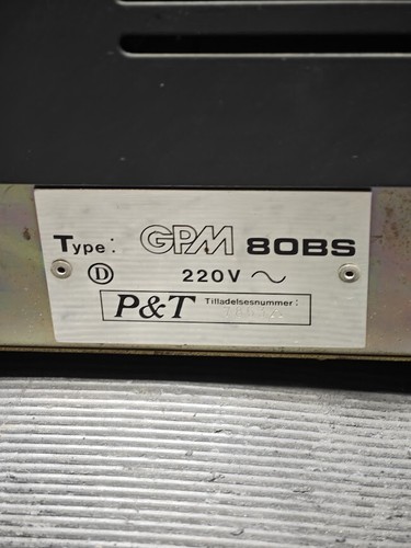 GPM 80BS Vintage CB Base Station - Non-Working, No Accessories - Zdjęcie 11 z 13