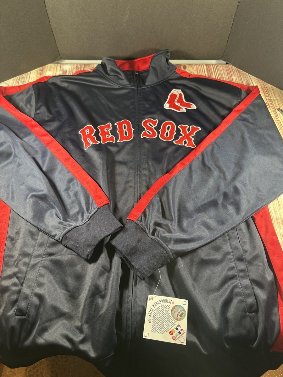 REDSOX ブルゾン XXL GENUINE MERCHANDISE Boston Red Sox Full Zip Jacket Mens 2XL MLB Genuine