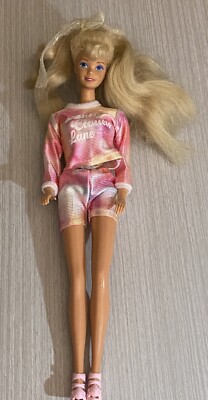Barbie Doll Circa 1980 s Blonde Bangs Legs Do Not Bend Body 1966 Model