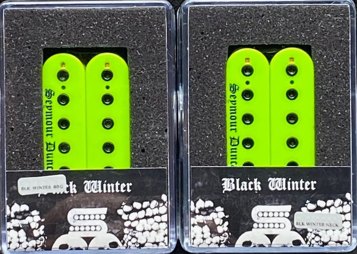 Seymour Duncan Blackened Black Winter Humbucker Pickup 6 Seymour Duncan Blackened Black Winter Humbucker Pickup 6