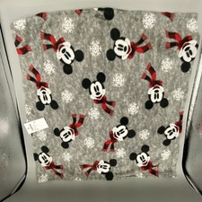 Disney Winter Mickey Mouse Fleece Baby Security Blanket NWT NEW