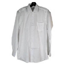 CONCORD UNIFORM BOYS WHITE BUTTON DOWN SHIRT LONG SLEEVE Size 20
