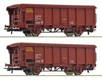 Roco 6600082, 2Tlg. Set Rolldachwagen, Fs, Neu & Ovp, H0