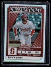 2022 Panini Elite Extra Edition #CTO-21 Brock Jones College Tickets Optic Holo