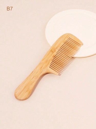 Natural Bamboo Wooden Hair Comb – Wide Tooth Comb - Picture 9 of 11