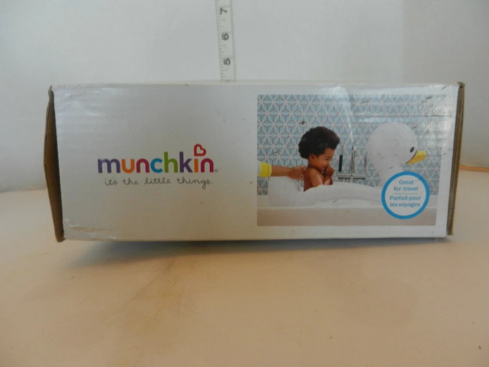 NUEVO MUNCHKIN Cisne Murciélago Inflable 6 - 24 Meses Blanco Foto 3 de 3