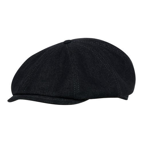 Berretto Sterkowski SHELBY Denim Vintage Stile Classico Vacanze Newsboy Blu/Nero - Foto 3 di 26