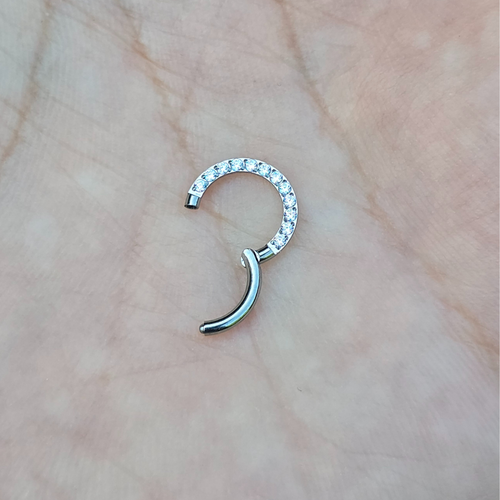 Piercing Titan Segment Ring Nasenpiercing Septum Clicker Ohrpiercing Nasenring - Bild 8 von 13