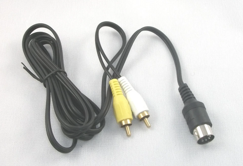 USA New Sega Genesis 1 First Generation Composite RCA AV Cable TV Cord MK-1601 - Image 3 of 3