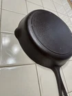 Vintage Lodge #8   Cast  iron Skillet 3 Notch Heat Ring 10.5"