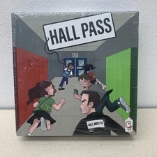 NEW Hall Pass Board Game Ages 10+ 2-4 Players 20 Minute Games RARE FACTORY SEAL!
