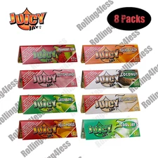 Authentic Juicy Jay’s 1 1/4 Rolling Papers Variety  Combo C| 8 packs
