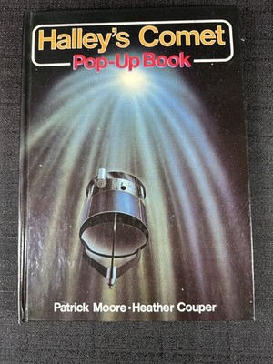 Halley's Comet Pop-Up Book Vtg 1985 Science Astronomy Hard Cover Kids Learning
