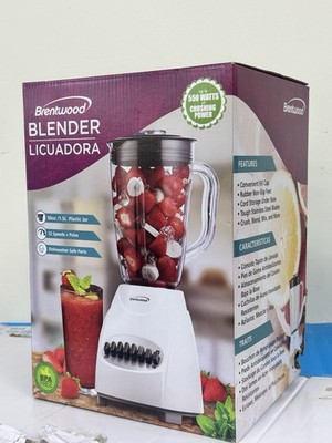4 Bulk Brentwood Blender 50 Oz White 1.5lit