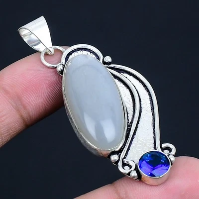 Aqua Calcedonia, Topacio Azul Piedras Preciosas 925 Plata Esterlina Joyería... - Imagen 1 de 4