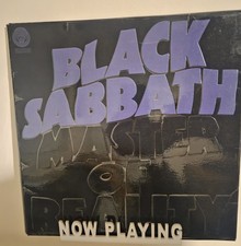 Black Sabbath Master of Reality 1st Press UK. Original Inner & Poster U.S. VG+