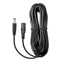15ft Dc 12v Power Extension Cable 5v To 24v Dc/ac Extension Cord For Cctv Securi