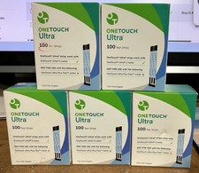One Touch Ultra Blue Blood Glucose Test Strips -500 Count 22895 10/31/2026