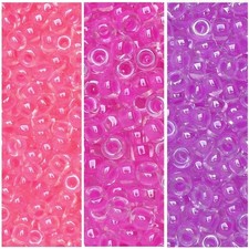 Miyuki Seed Beads Size 11/0, Luminous Collection - Berry 23 Gram Tubes x 3 