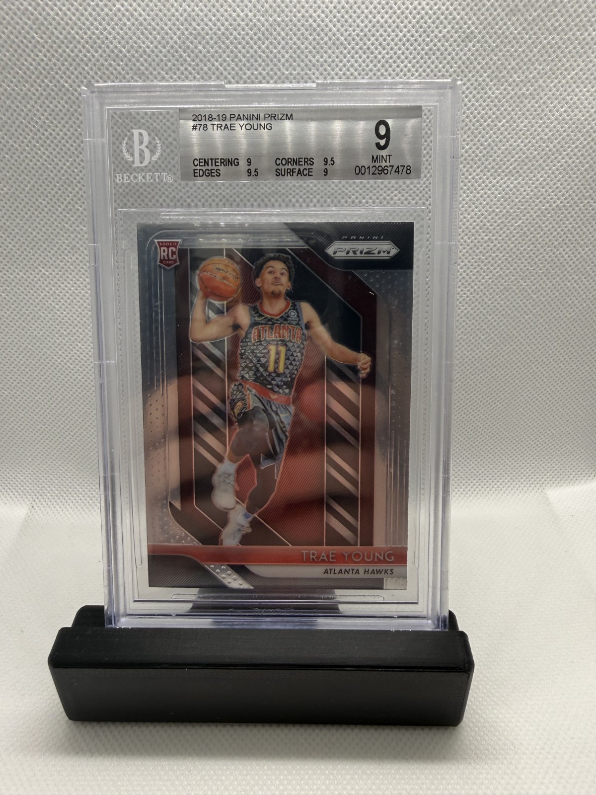 2018-19 Panini Prizm - Trae Young #78 Silver Prizm (RC)