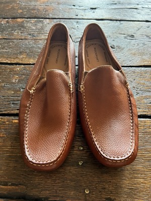 Rockport Rhyder Venetian Tumbled Leather Loafers Size 11.5M New