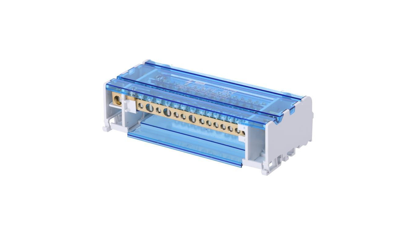 5904041147012 Модульный блок роздзельчи, Листва Ленценова, 4x15, 125А на шинем ДИН