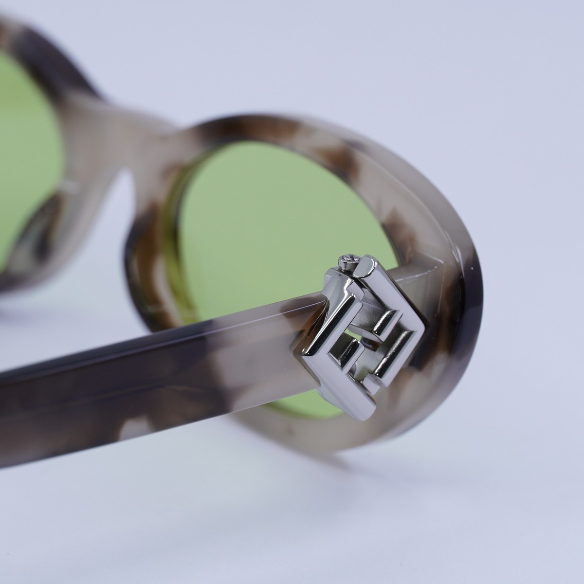 New Fendi FE40140U 56N Shiny Havana/Green 53-18-135 
