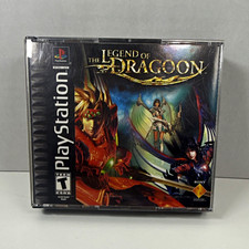 Sony The Legend of Dragoon Sony PlayStation 1 RPG 4-Disc Set w/ Manual